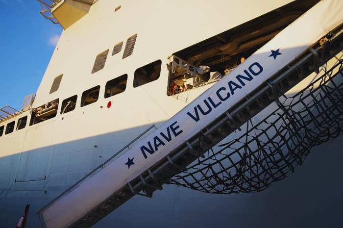 nave vulcano